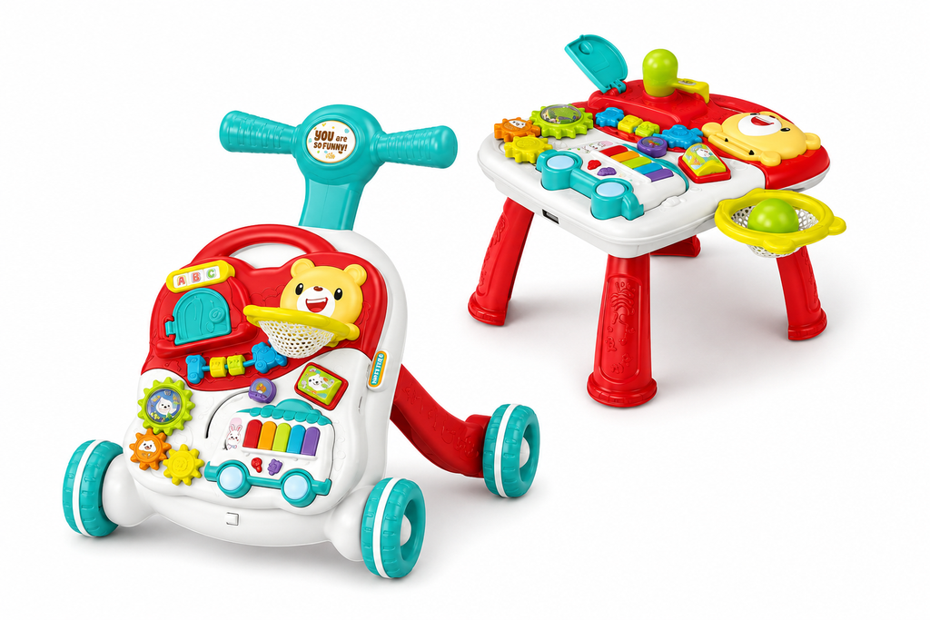 Trotteur Bébé Évolutif 2-en-1